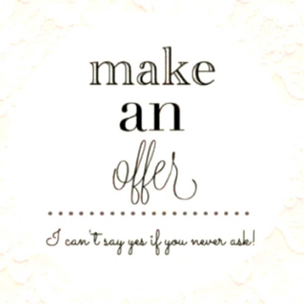 Offers welcome…bundles welcome…